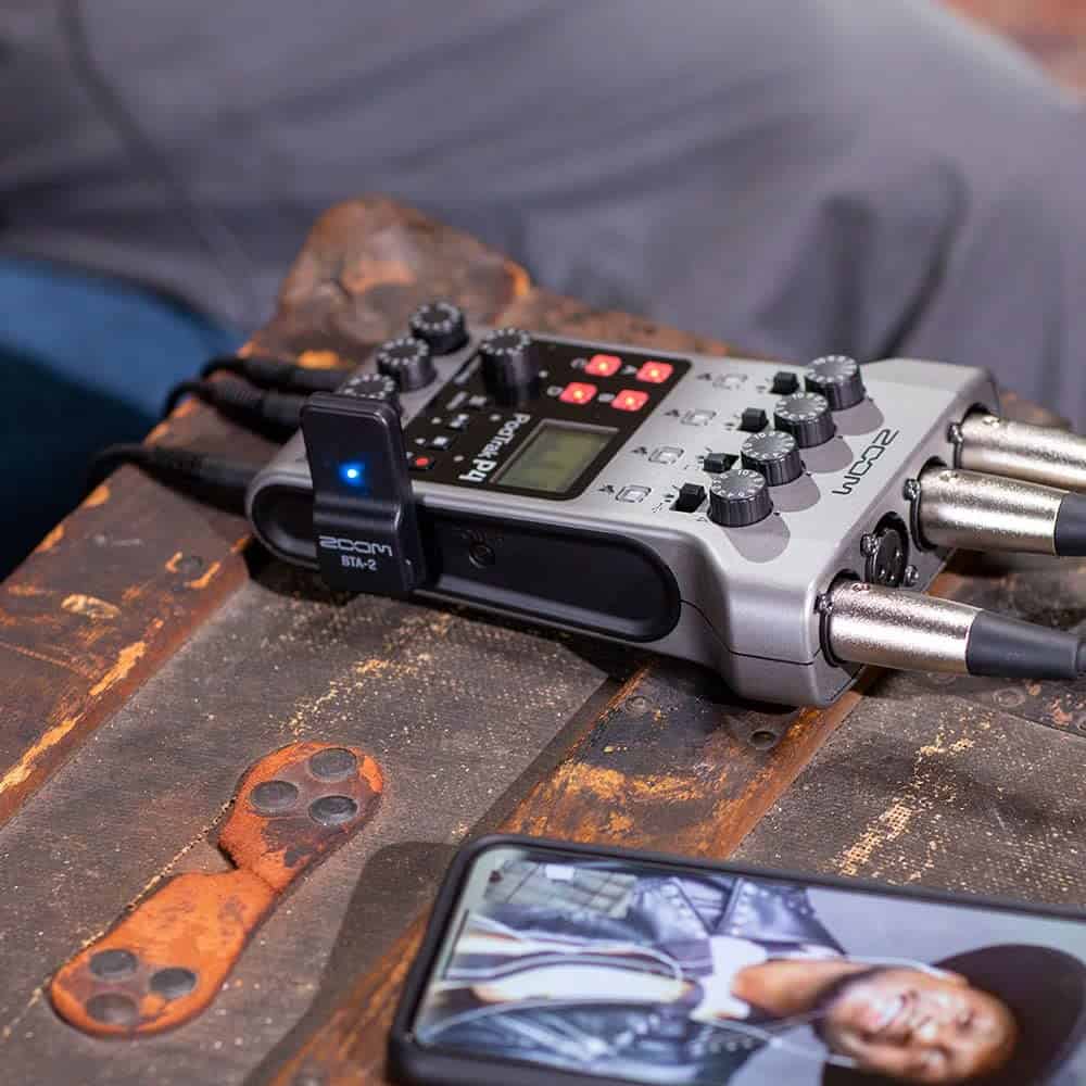 Grabador de podcast portátil Zoom PodTrak P4, 4 entradas de - Imagen 6