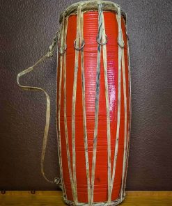 Madal Drum Instrumento Folklórico Nepalí de Madera Diseño