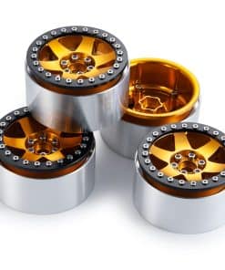 Maleonn 4PCS 35mm 2.2 Beadlock Wheels Juego de Llantas de