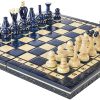 Juego de ajedrez de madera artesanal Muba con tablero y