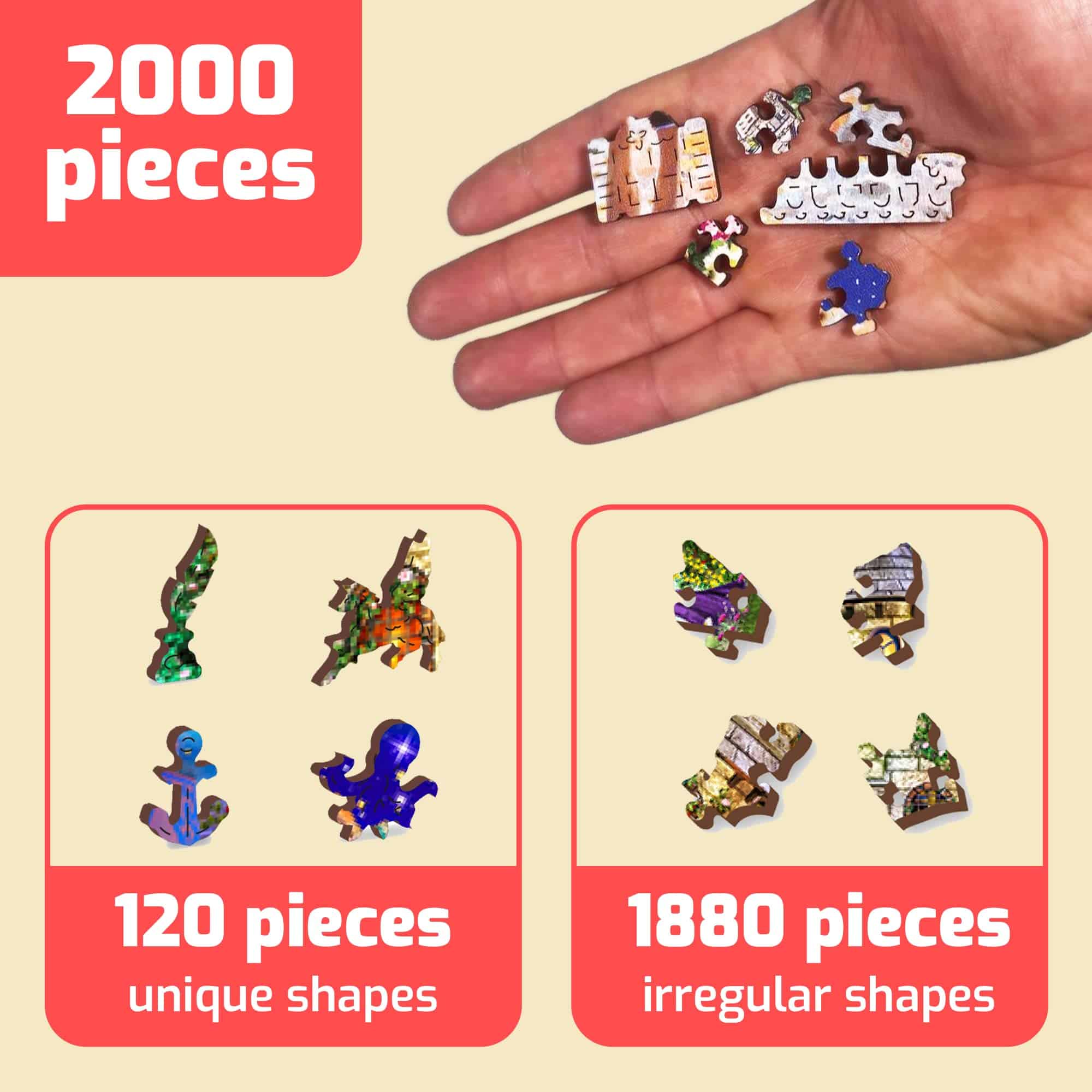 Rompecabezas Fantasy WOODEN.CITY para Adultos 2000 Piezas - - Imagen 6