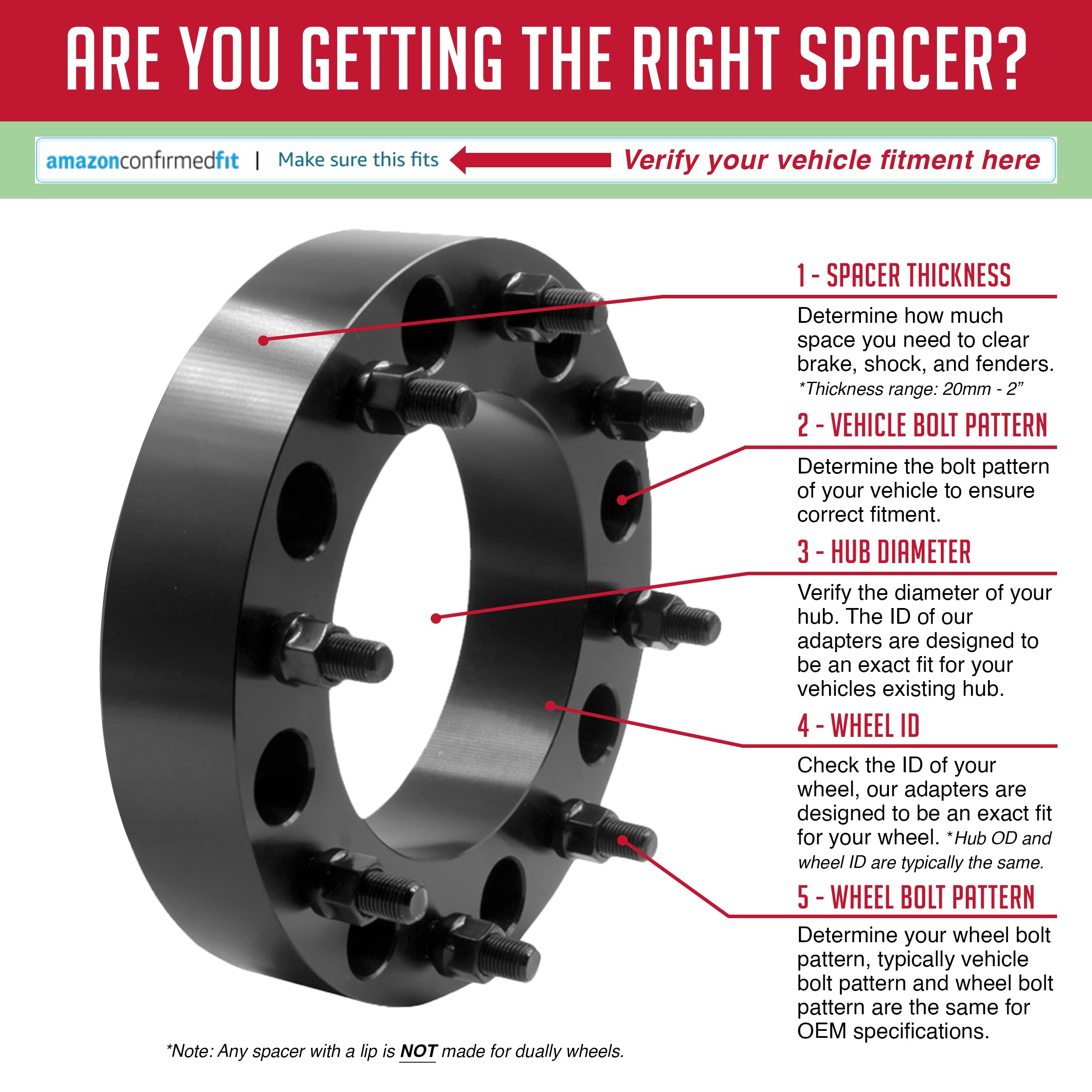 1 Pc Espaciadores de Rueda Centrados de Buje de Acero para - Imagen 7