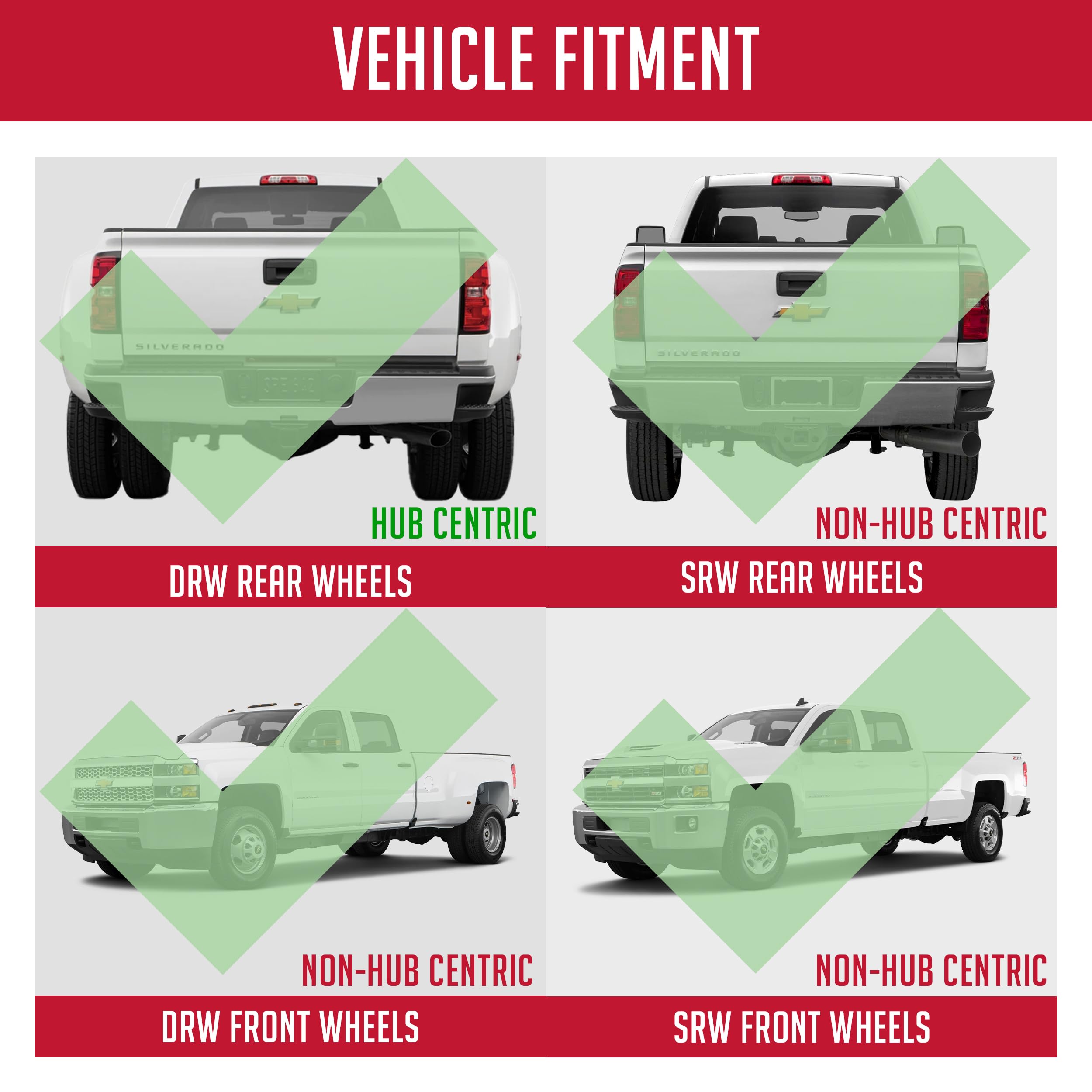 1 Pc Espaciadores de Rueda Centrados de Buje de Acero para - Imagen 5