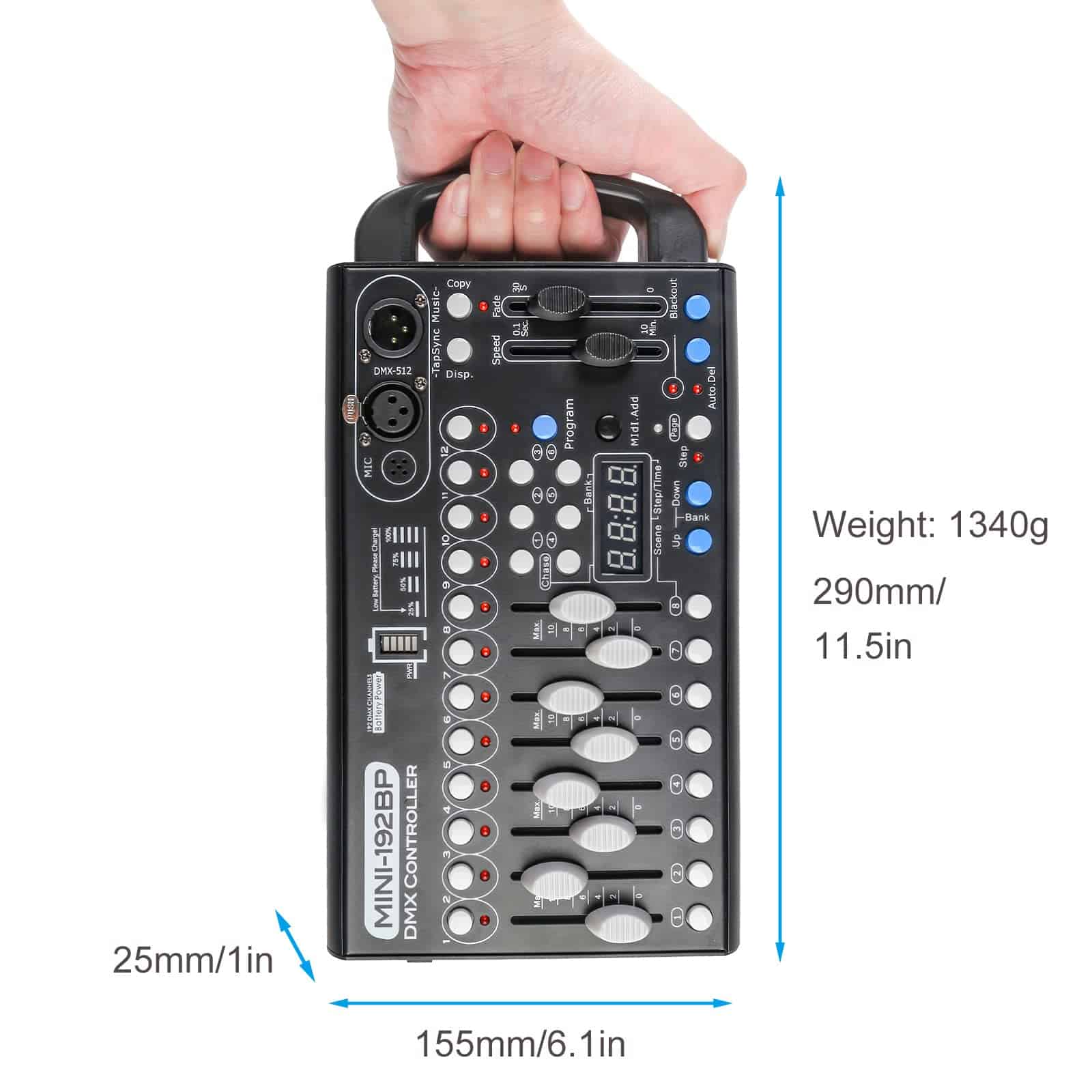 Controlador de batería DMX con MIDI, Controlador DMX - Imagen 8