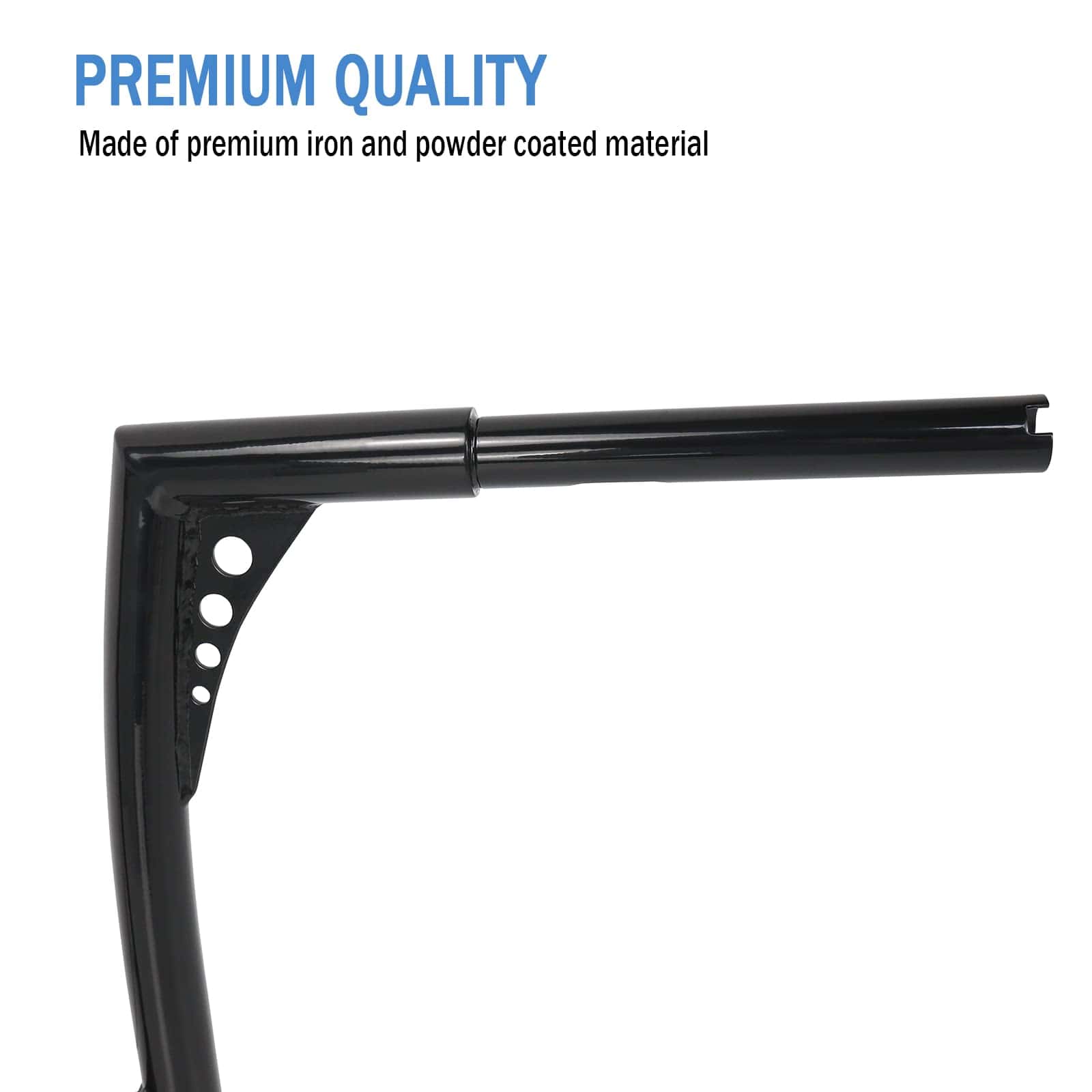 Manillar de 12" Ape Hangers Z Bar Handlebar 1 1/4" - Imagen 6