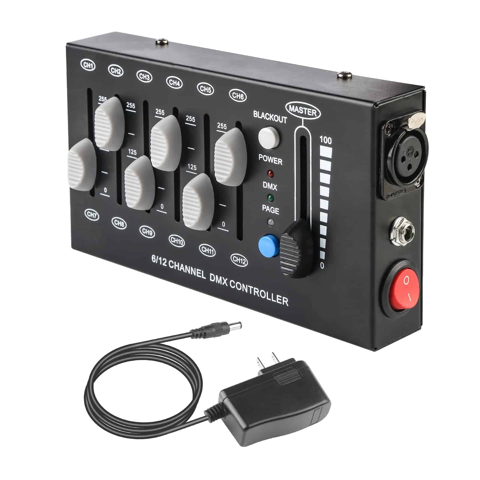 Controlador de Dimmer DMX de 12 Canales MAD OWL, Diseño