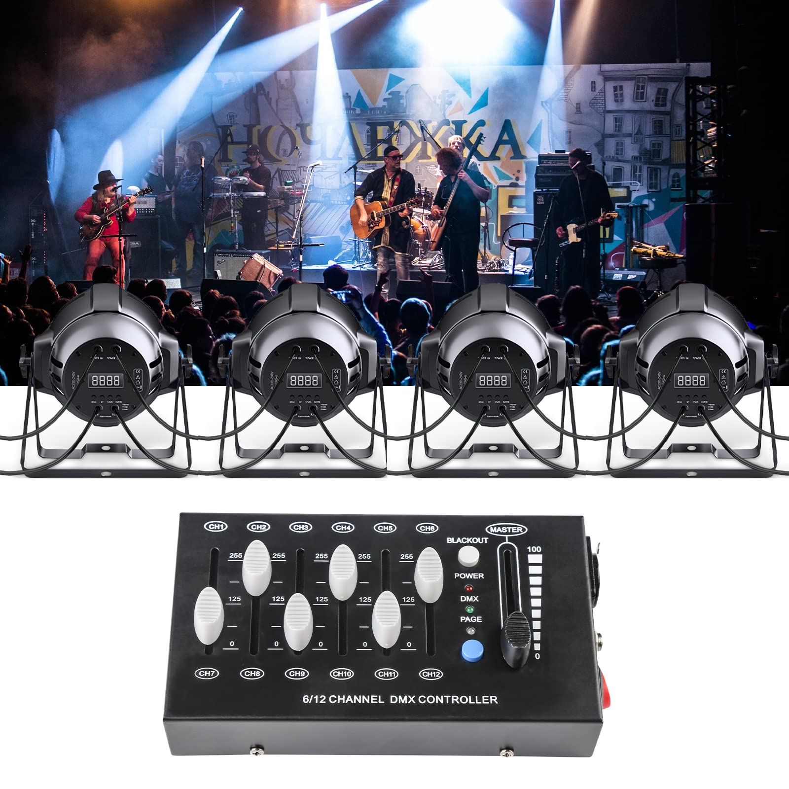 Controlador de Dimmer DMX de 12 Canales MAD OWL, Diseño - Imagen 3