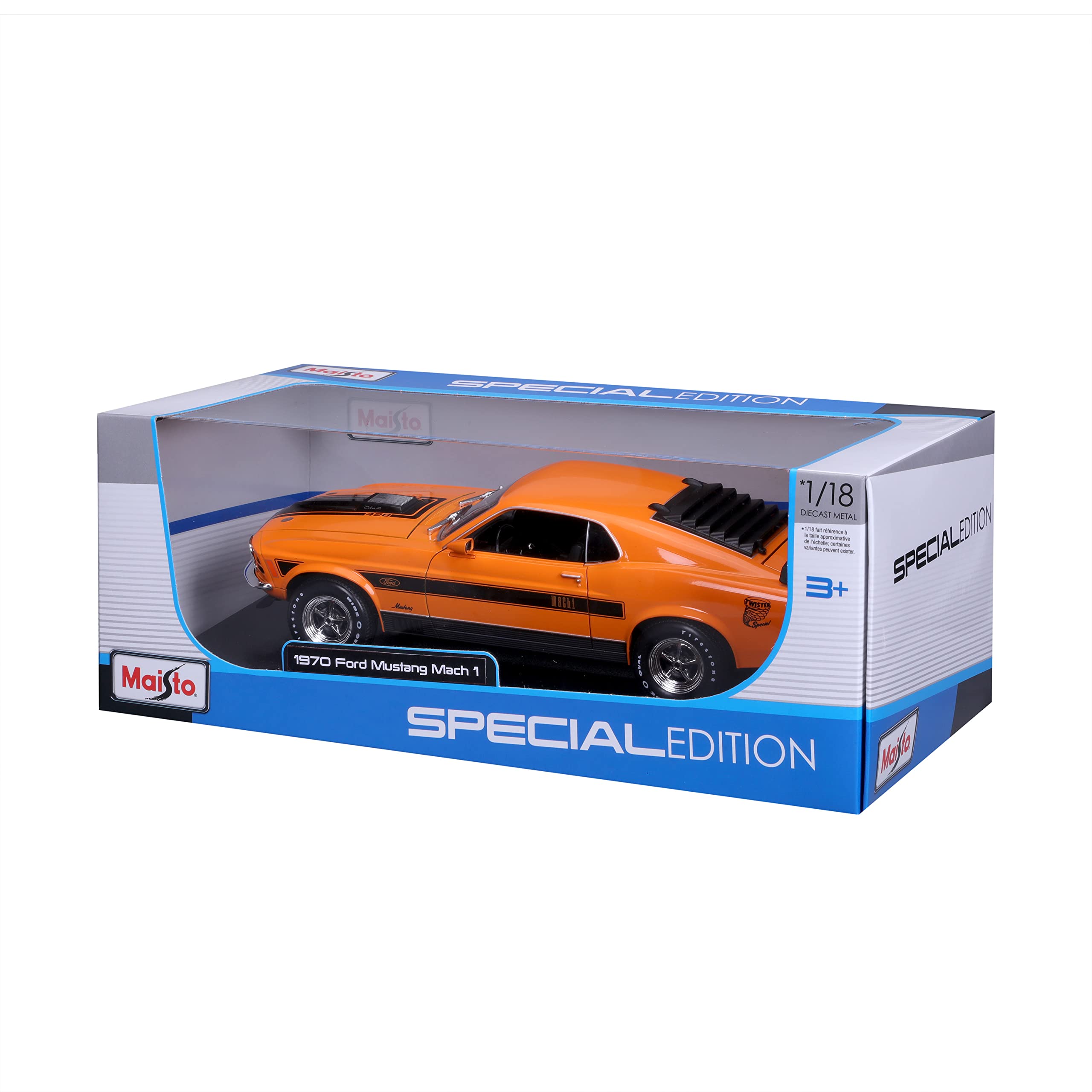 Maisto 1:18 Edición Especial 1970 Ford Mustang Mach 1, - Imagen 7