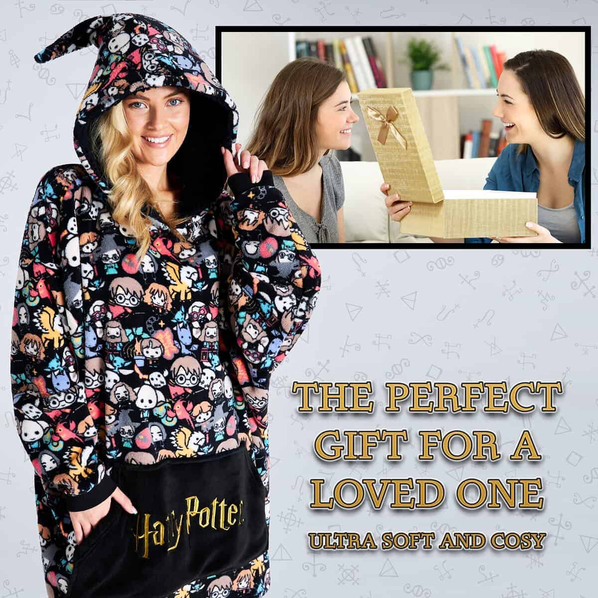 Manta con capucha de Harry Potter de gran tamaño para - Imagen 4