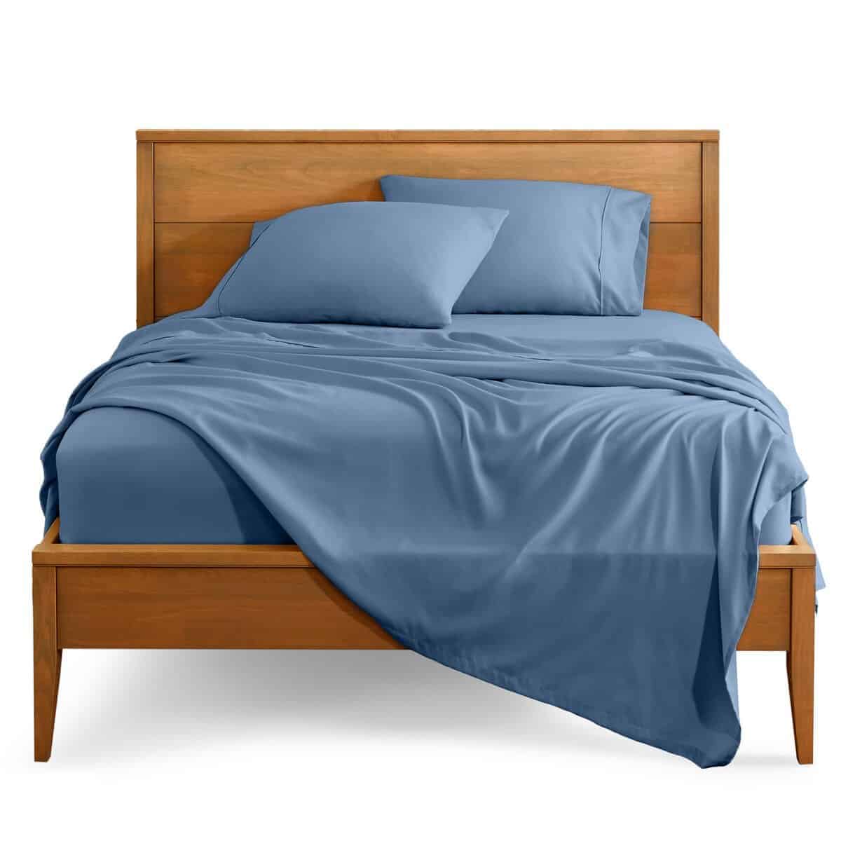 Juego de sábanas Bare Home Full - Juego de -Azul Coronet