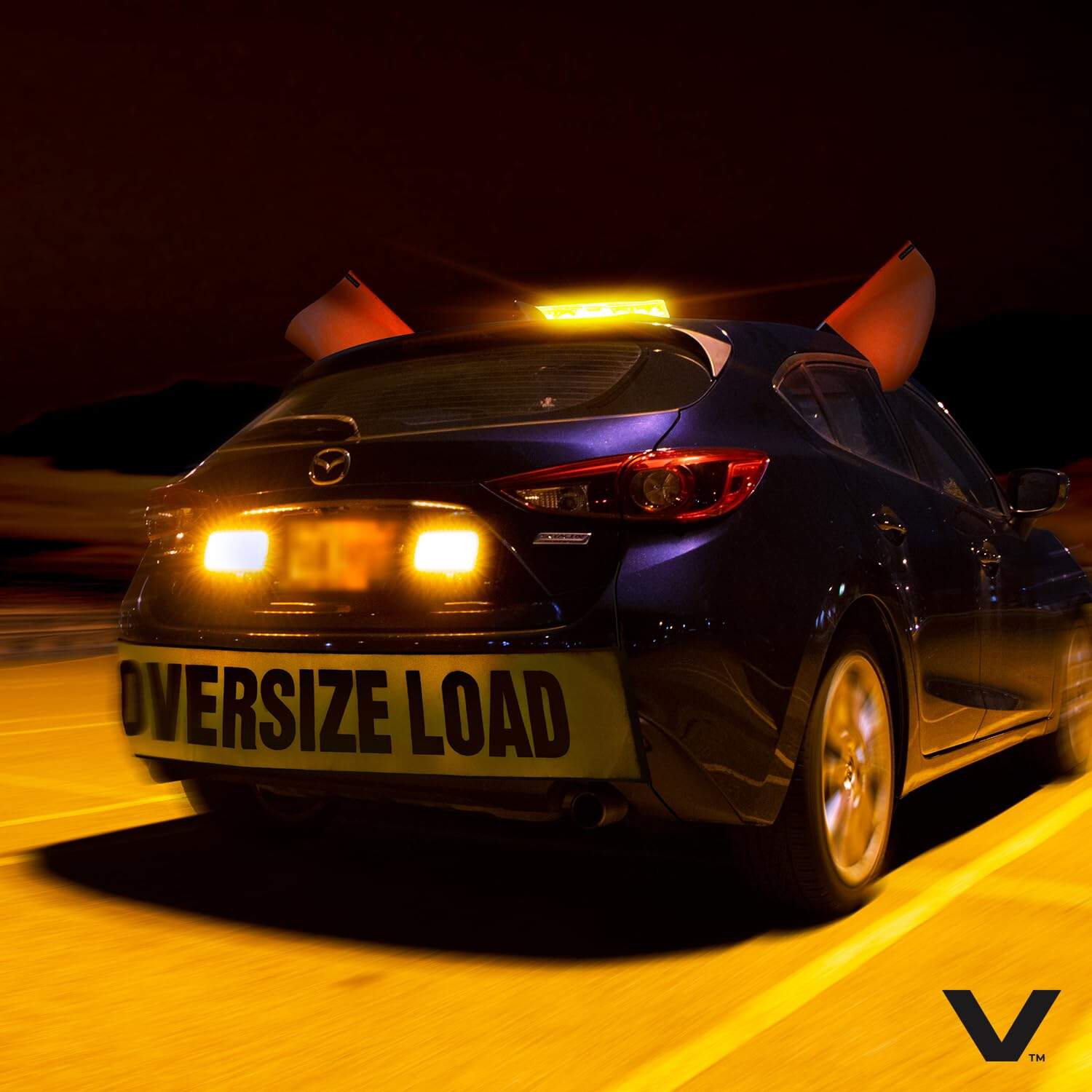 VULCAN High Intensity Magnetic LED Flasher - Amber - - Imagen 3