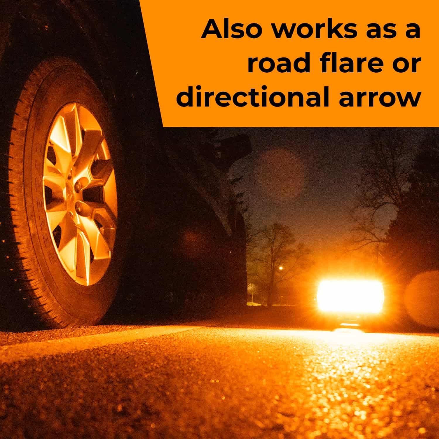 VULCAN High Intensity Magnetic LED Flasher - Amber - - Imagen 4