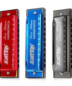 Set de 3 Armónicas East top, Armónica Diatónica de 10
