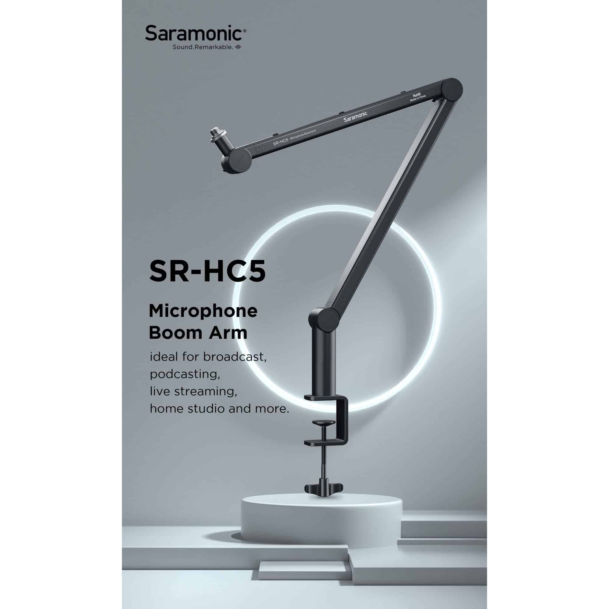 Saramonic SR-HC5 | Soporte de Suspensión de Micrófono de - Imagen 6