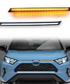 KEEGTBOX Switchback Luz Diurna LED Blanco/Ámbar Rejilla de