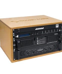 Sound Town DIY 6U Studio Rack con Madera Contrachapada de