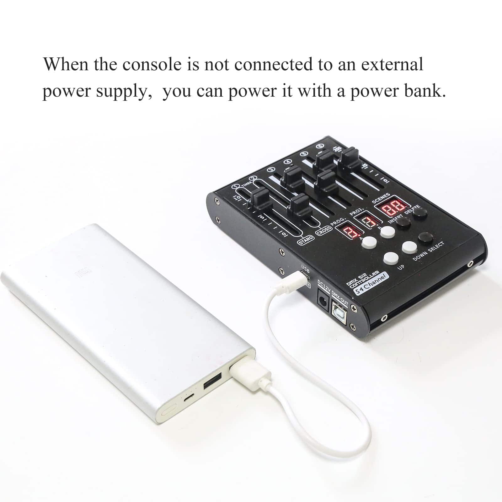 Controlador Dmx Compacto de 54 Canales para Luces Dmx, - Imagen 3