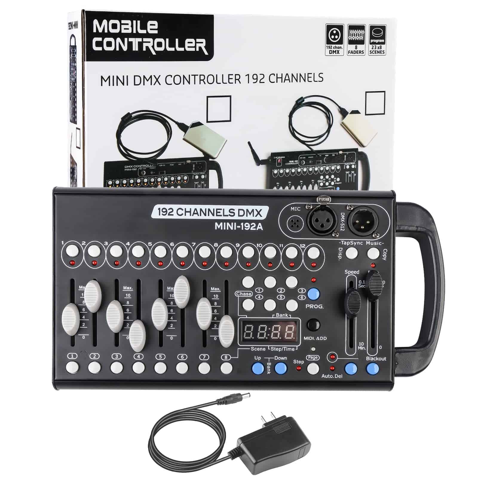 Controlador Dmx de 192 Canales para Luces Dj, Controlador
