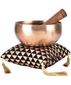 Set de Cuenco Tibetano Cosynee de Latón para Meditación,