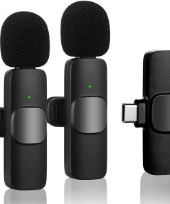 Micrófono Lavalier Inalámbrico para Teléfono (USB-C),