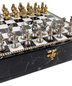 Juego de Ajedrez de Caballeros de las -Oro