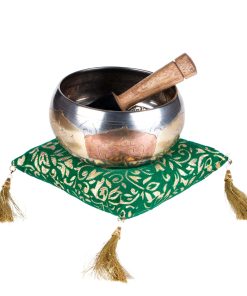 Set de Cuenco Tibetano Cosynee con Color Plateado de Cobre