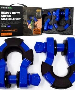 Rhino USA D Ring Super Shackles 70,548lb -Azul (2 Piezas)
