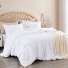 Juego de Edredón de 3 Piezas Chezmoi -Blanco
