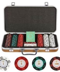 Set de Fichas de Póker FAKE ACES-300 Fichas de Póker de