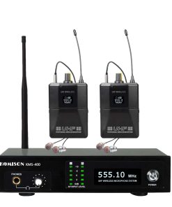 KOMISON Sistema de Audio para Monitor Inalámbrico UHF Mono