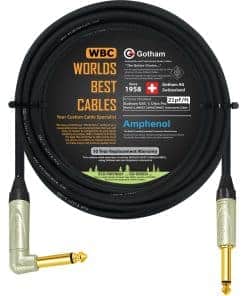 Cable de 50 pies - Gotham GAC-1 Ultra Pro (Negro) - Cable