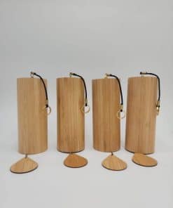 Set de 4 Címbalos de Bambú de Madera YANTRA Incluye Todos