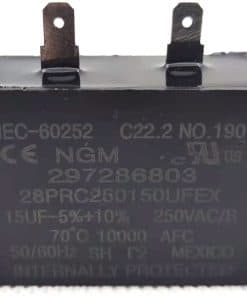 Capacitor de arranque para refrigerador 297286803 reemplaza