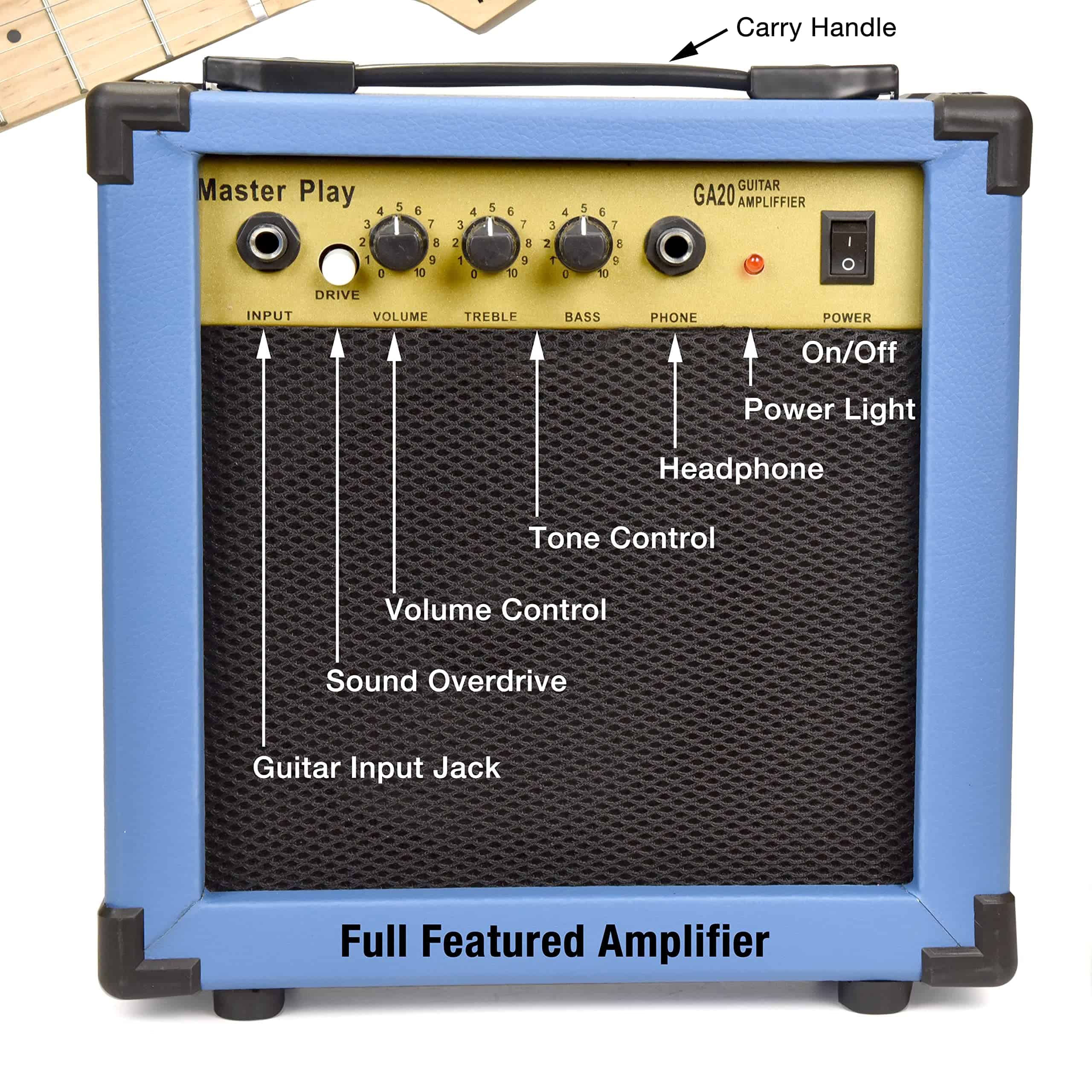 Guitarra Eléctrica Master Play de 30 pulgadas para - Imagen 4