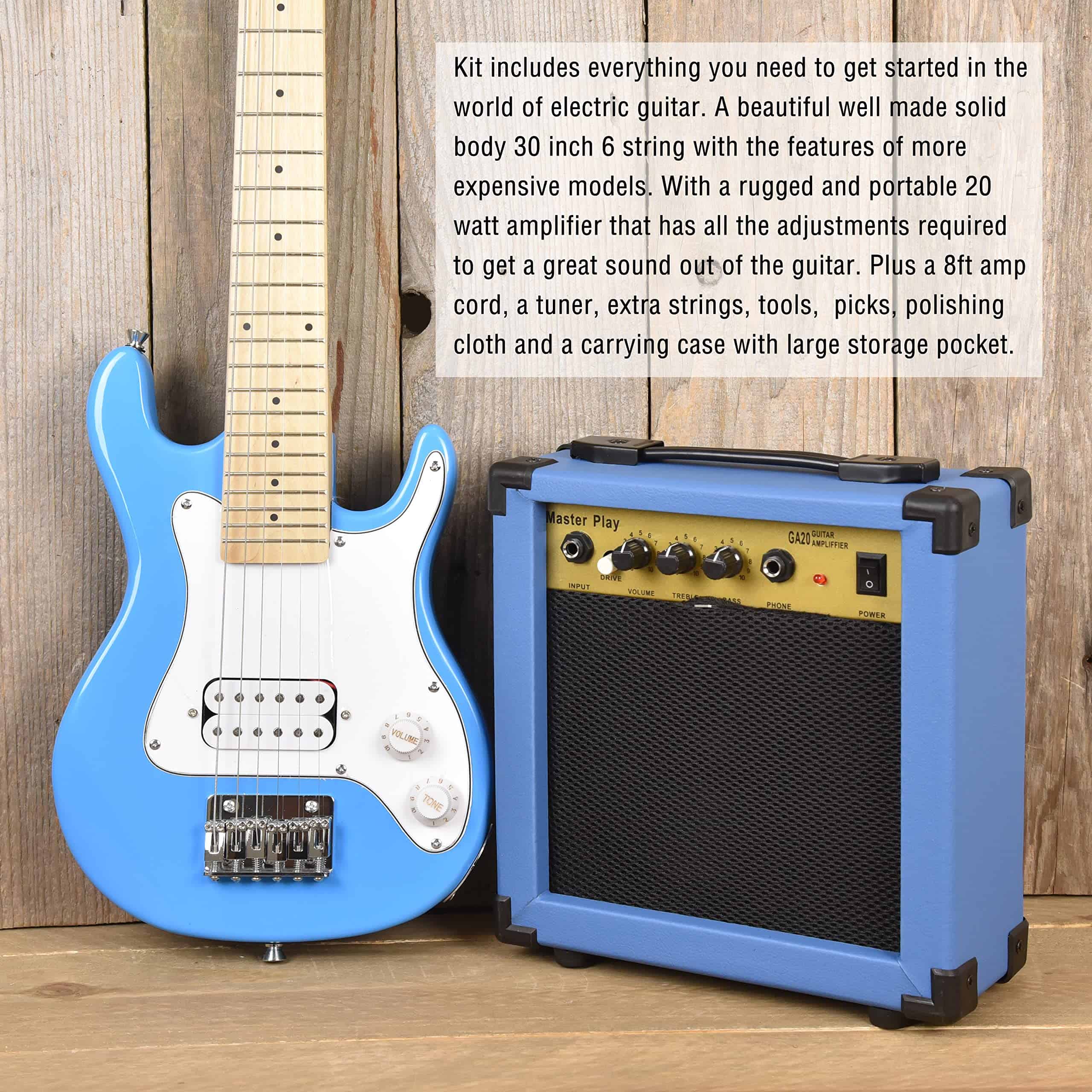 Guitarra Eléctrica Master Play de 30 pulgadas para - Imagen 5