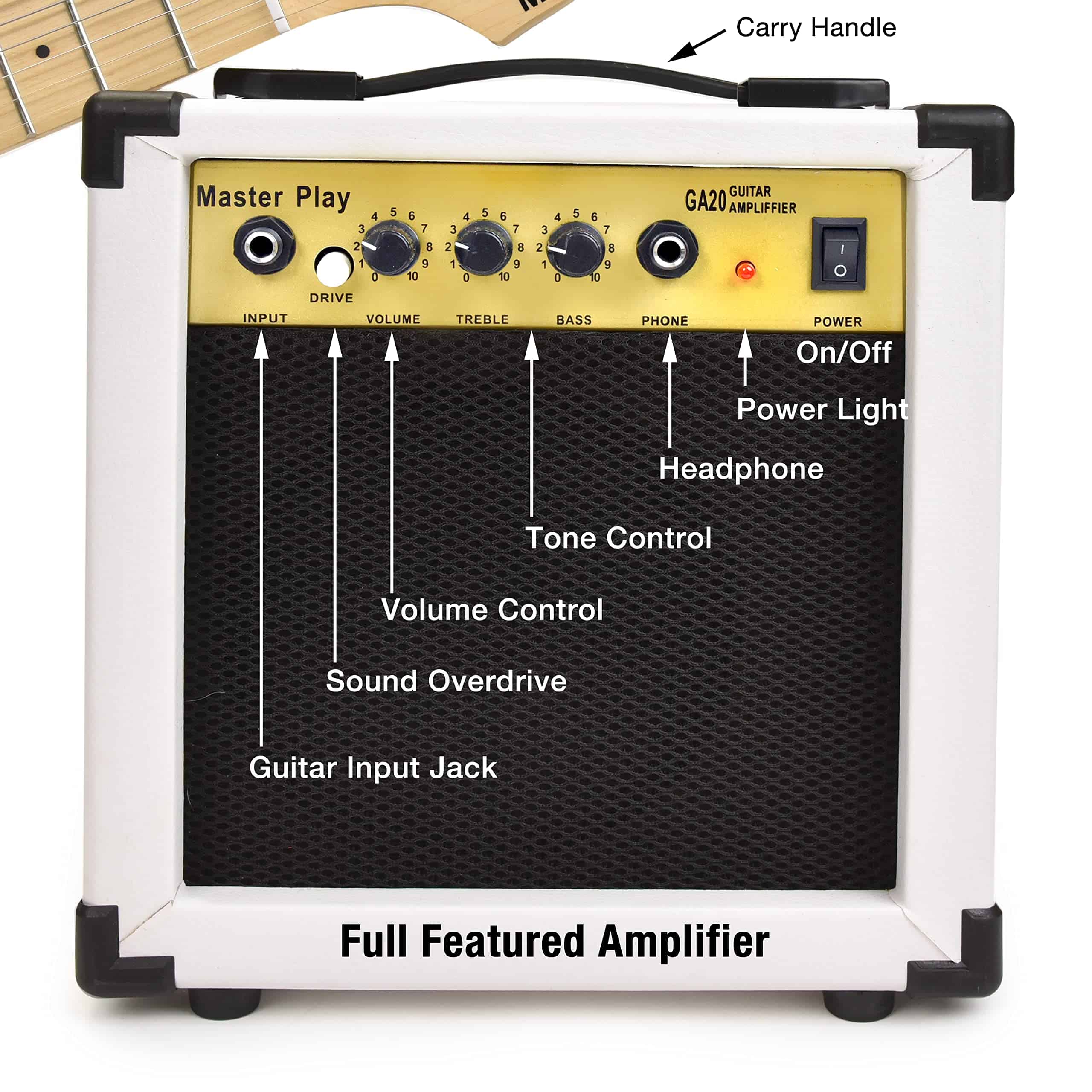 Guitarra Eléctrica Master Play de 30 Pulgadas para - Imagen 4
