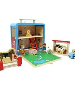 Set de Juego Maletín (Diseño de Granja) por Jack Rabbit