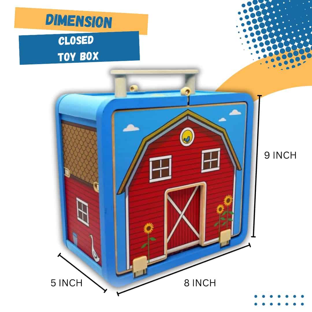 Set de Juego Maletín (Diseño de Granja) por Jack Rabbit - Imagen 4