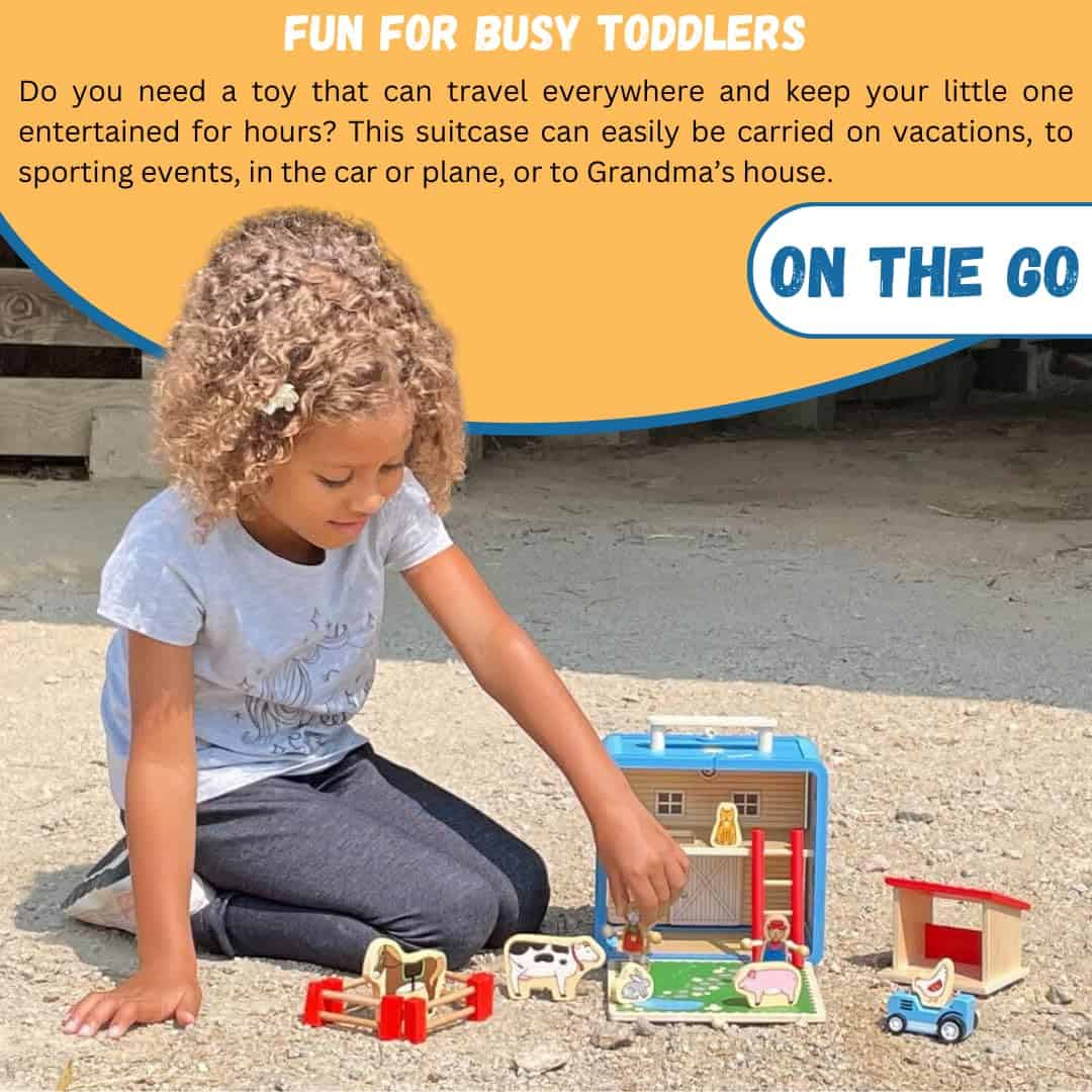 Set de Juego Maletín (Diseño de Granja) por Jack Rabbit - Imagen 3