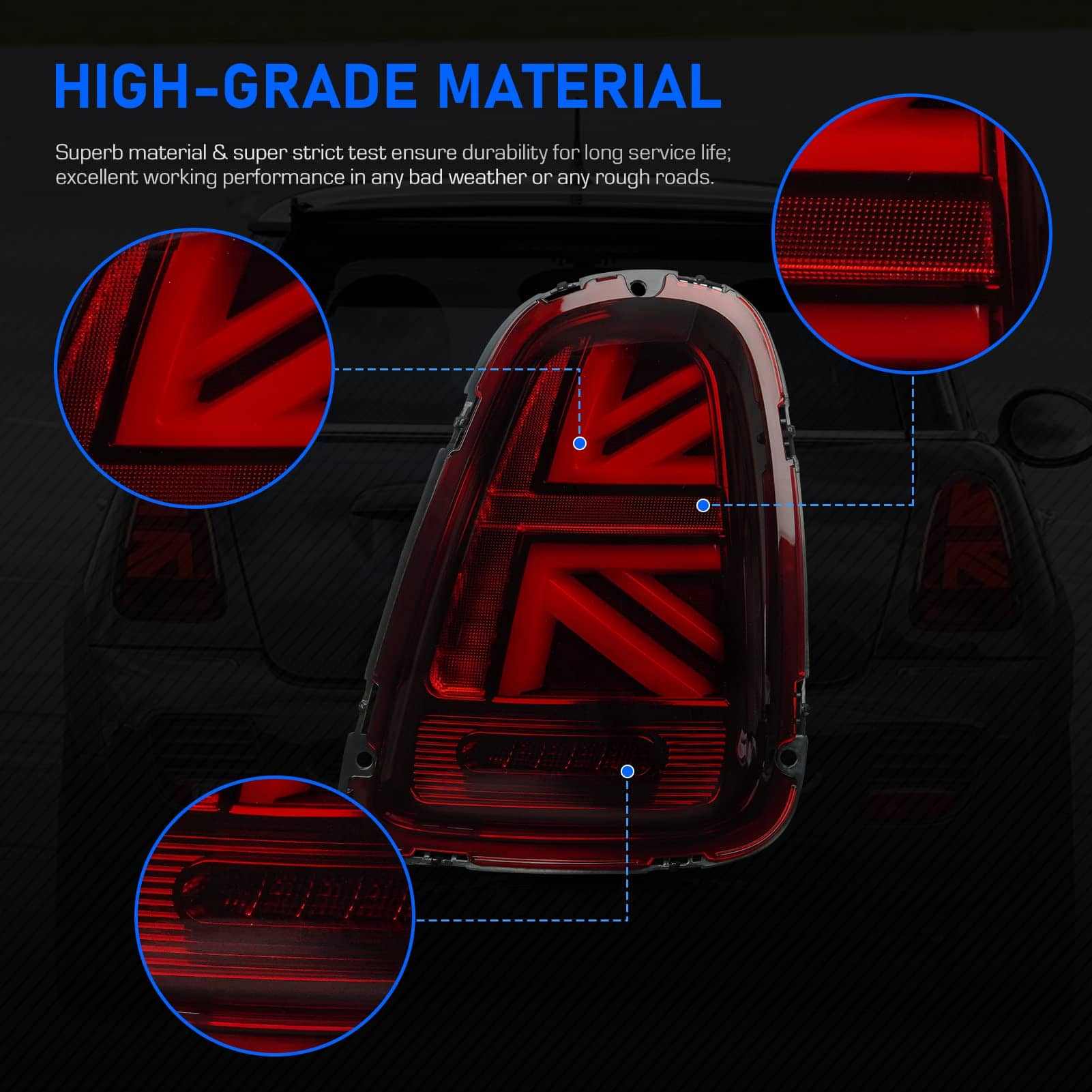 Luz trasera LED para BMW Mini Cooper 2007-2013 R55 R56 R57 - Imagen 5