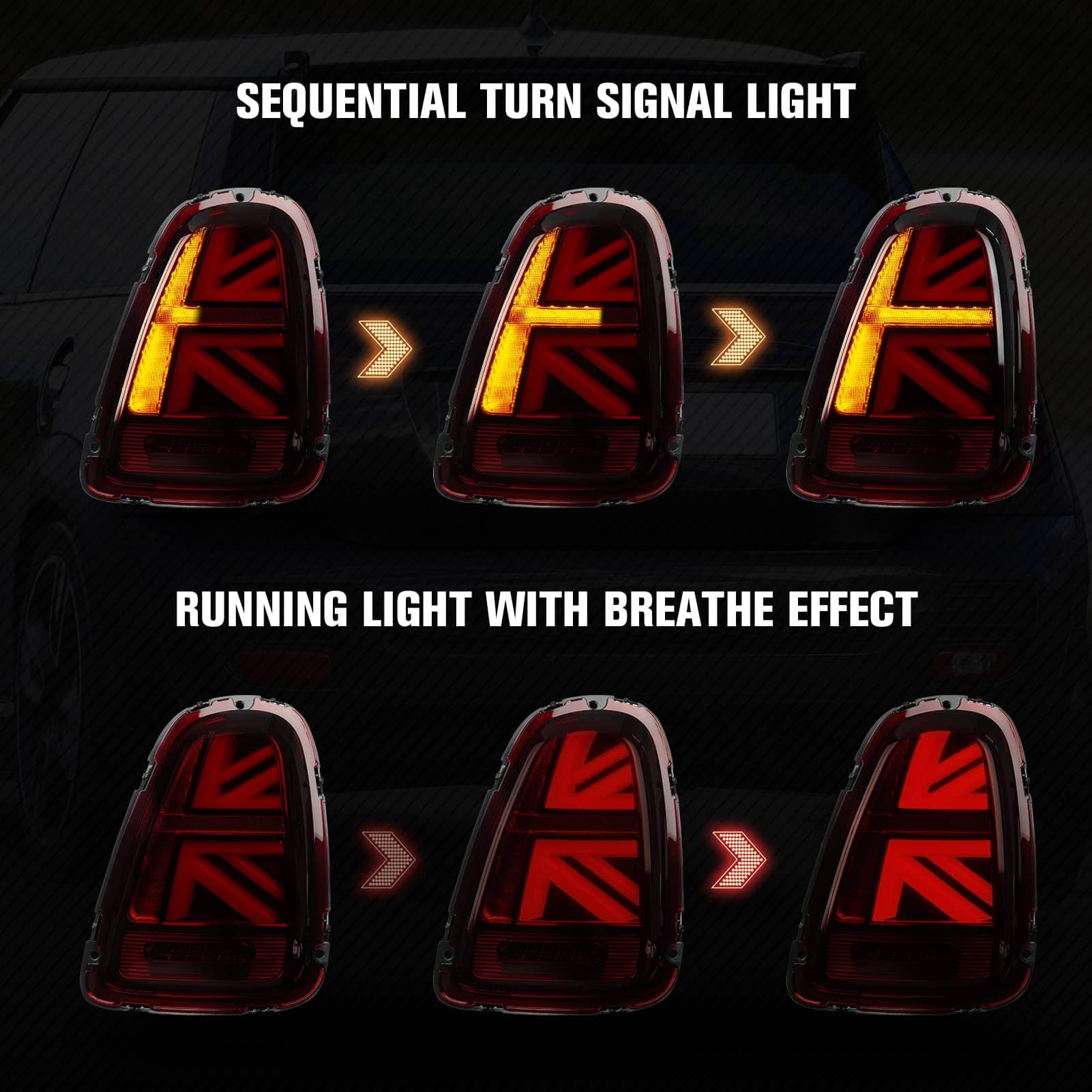 Luz trasera LED para BMW Mini Cooper 2007-2013 R55 R56 R57 - Imagen 4