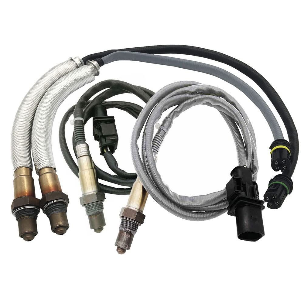 Amrxuts 4pcs Sensor de Relación Aire/Combustible arriba y
