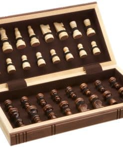 Juego de ajedrez de torneo de Muba con tablero y piezas de