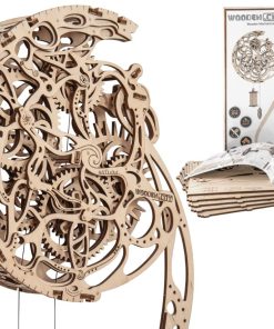 Escultura de Madera de Péndulo Cinético de Pared de