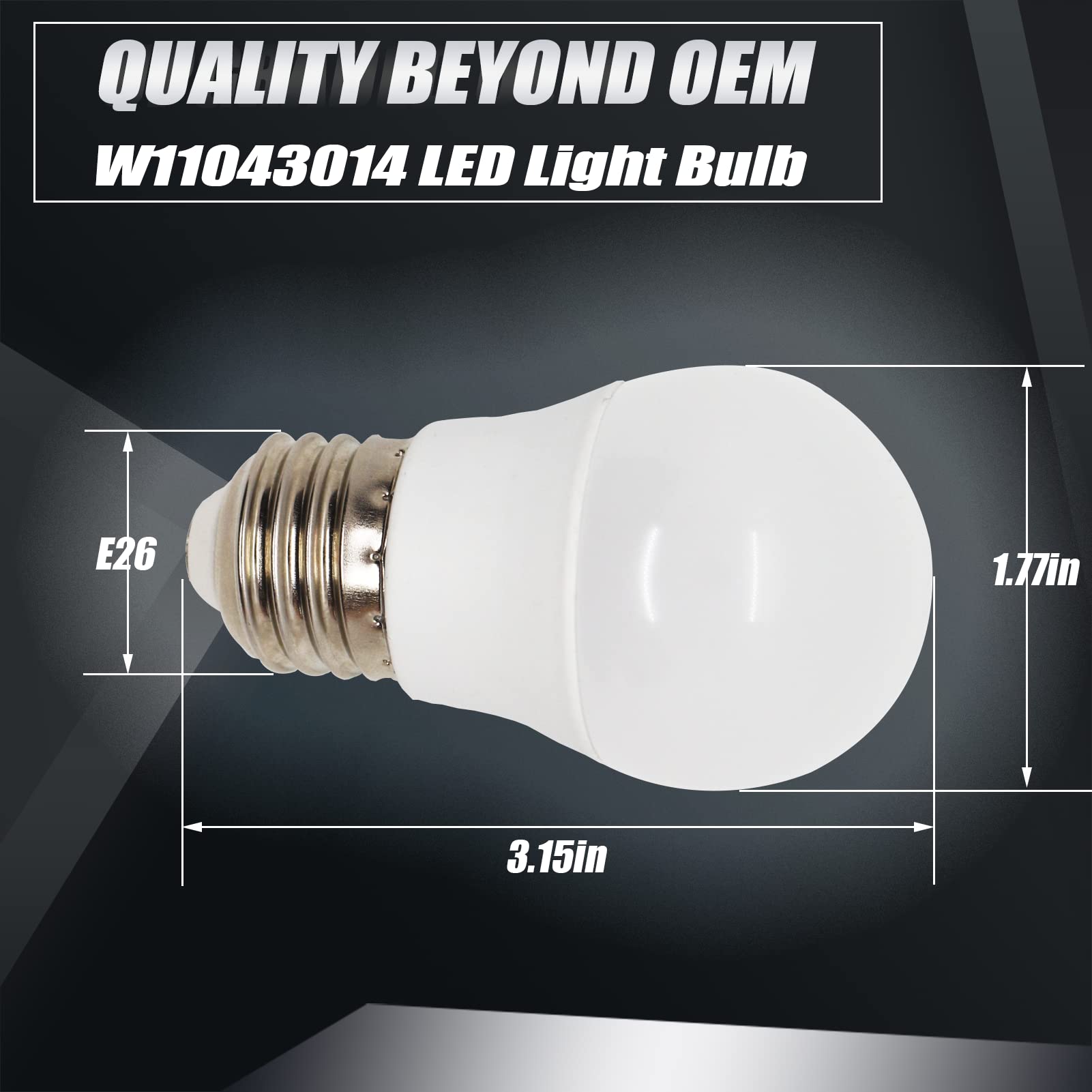 Bombilla LED de repuesto para refrigerador W11043014 - Imagen 5