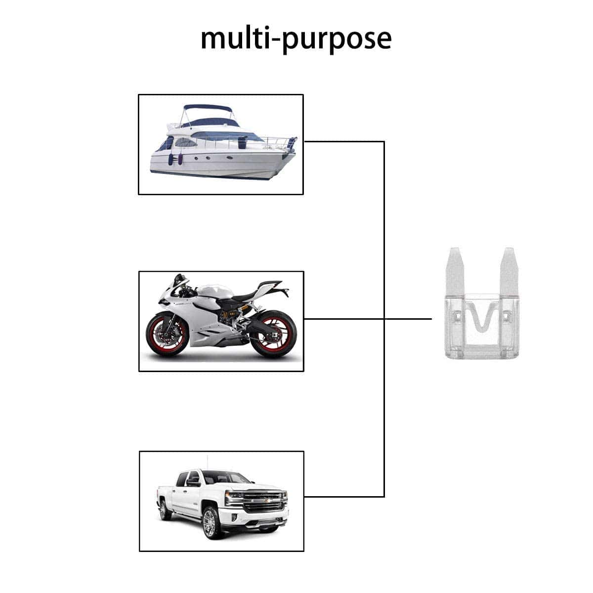 Paquete de 1000 Fusibles Automotrices de 25 AMP APM/ATM 32V - Imagen 4