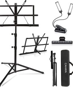 Soporte de Partituras Plegable Reforzado de Doble Uso