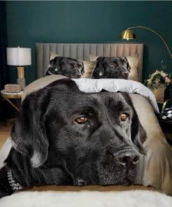 Juego de Sábanas Queen Size Laboratorio Negro, Funda de