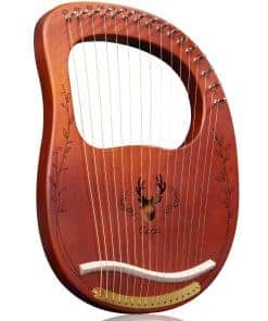 Lira Arpa TienClef de 16 Cuerdas de Metal Estilo Antigua