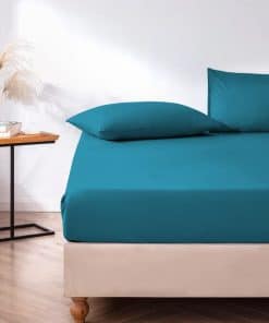 Sábana Ajustable Pizuna Pure 100% Algodón para Cama